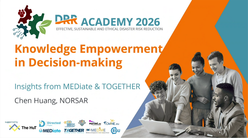 TOGETHER at DRR Academy 2026: Driving Sustainable and Ethical DRR 
